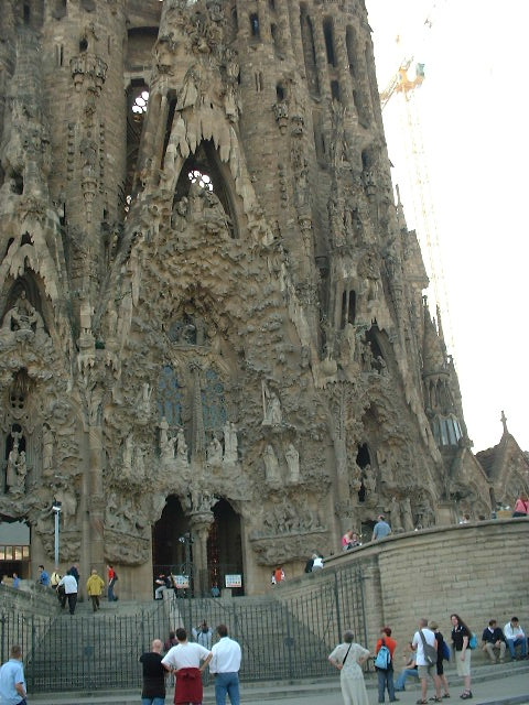Detail of the Sagrada Familia