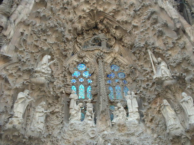 More detail of the Sagrada Familia